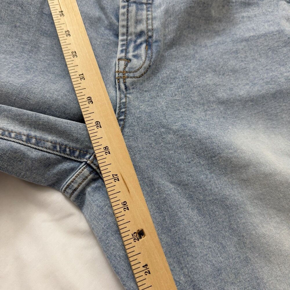 Frye Jeans Womens 30 Blue Denim High Rise Crop Straight Ankle Stretch - Picture 9 of 10